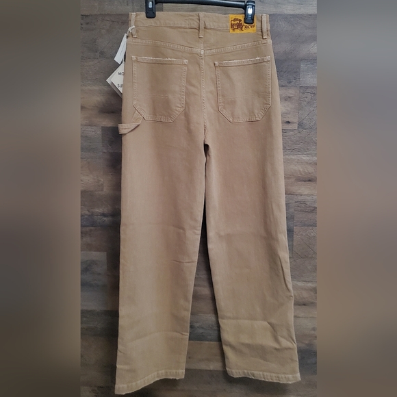 Nwt MOTHER Bee's Knees Stud Finder Wide-Leg Pants - Picture 7 of 9